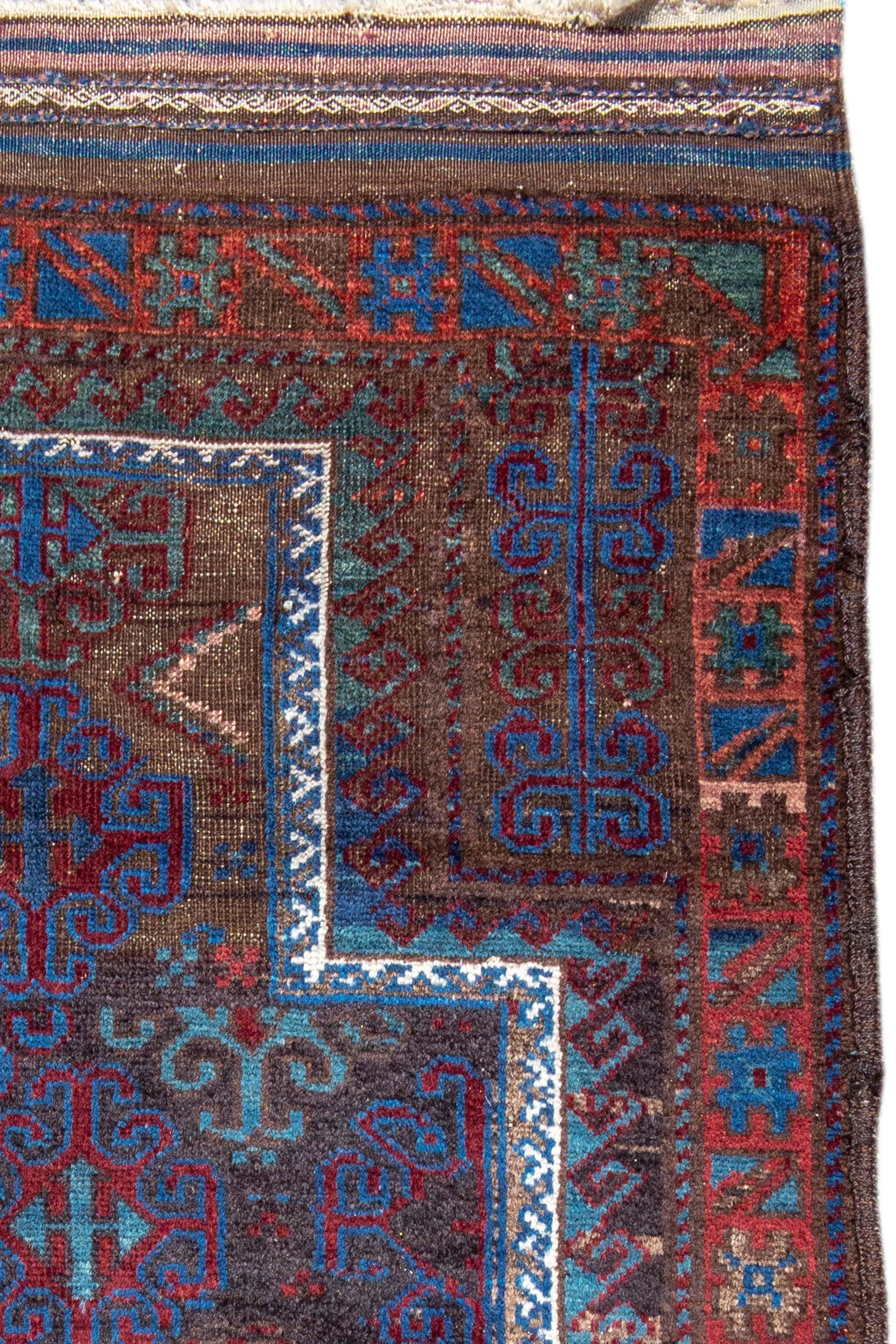 Afghan Tapis de prière baloutche afghan, 19e siècle (4e Q) en vente
