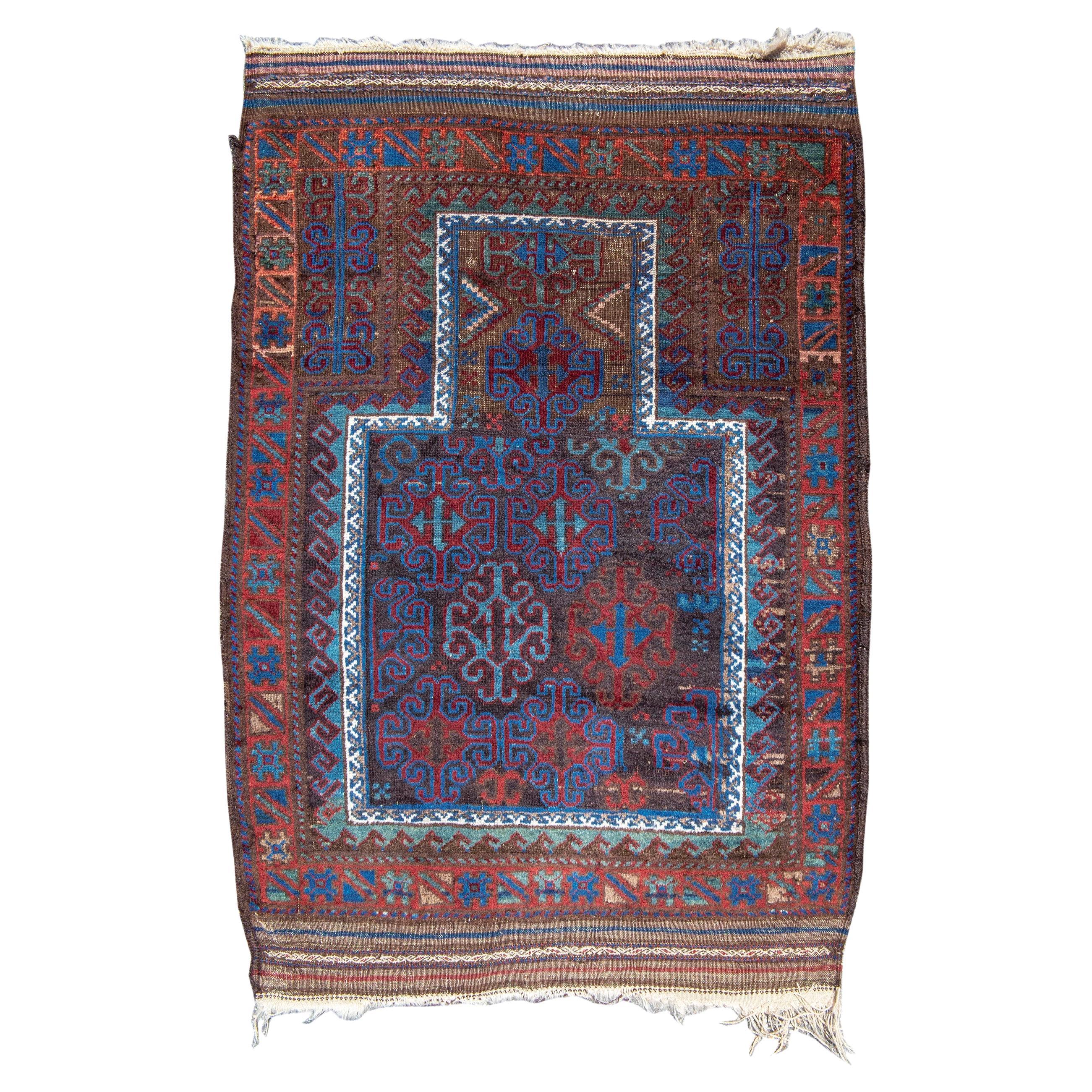 Afghanischer Belutsch-Gebetsteppich, 19. Jahrhundert (4. Q)