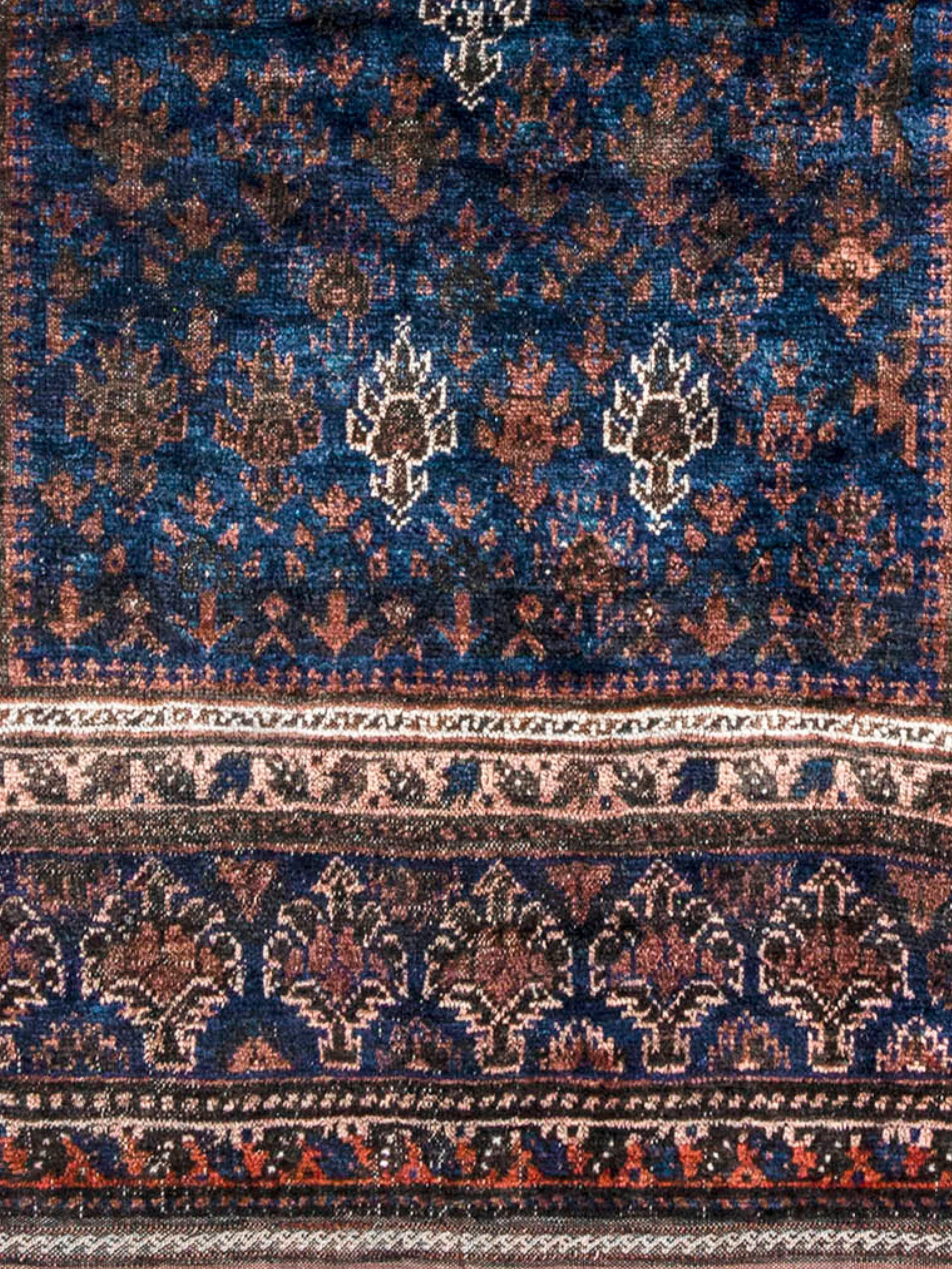 Alfombra de oración baluch afgana, siglo XIX Anudado a mano en venta