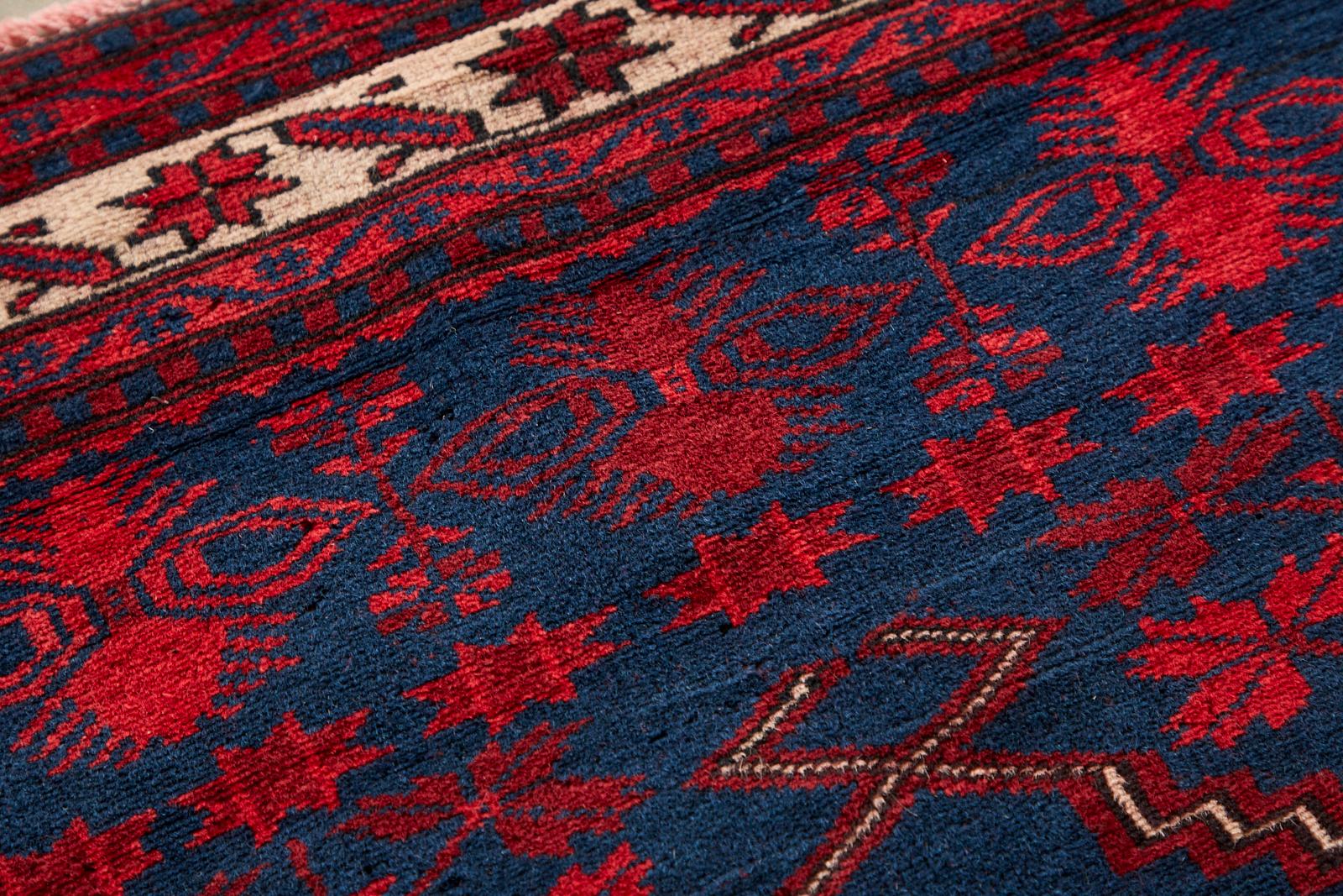 Afghanisch-Belutschisch-Turkmenischer Stil Teppich Teppich im Angebot 7