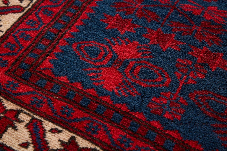 Afghan Baluch Turkmen Style Rug Carpet For Sale at 1stDibs
