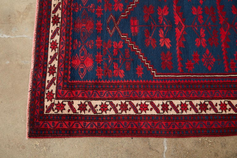 Afghan Baluch Turkmen Style Rug Carpet For Sale at 1stDibs