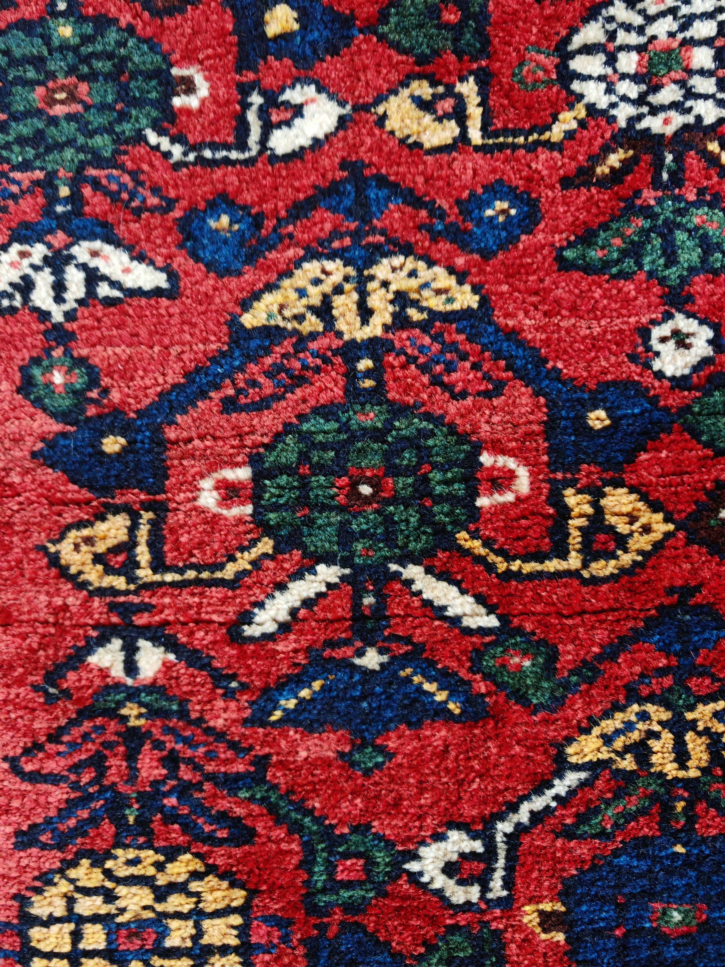 Afghan Big Single Jual, handgewebte Tribal-Tasche oder Bodenkissenbezug, 1950er Jahre im Angebot 1