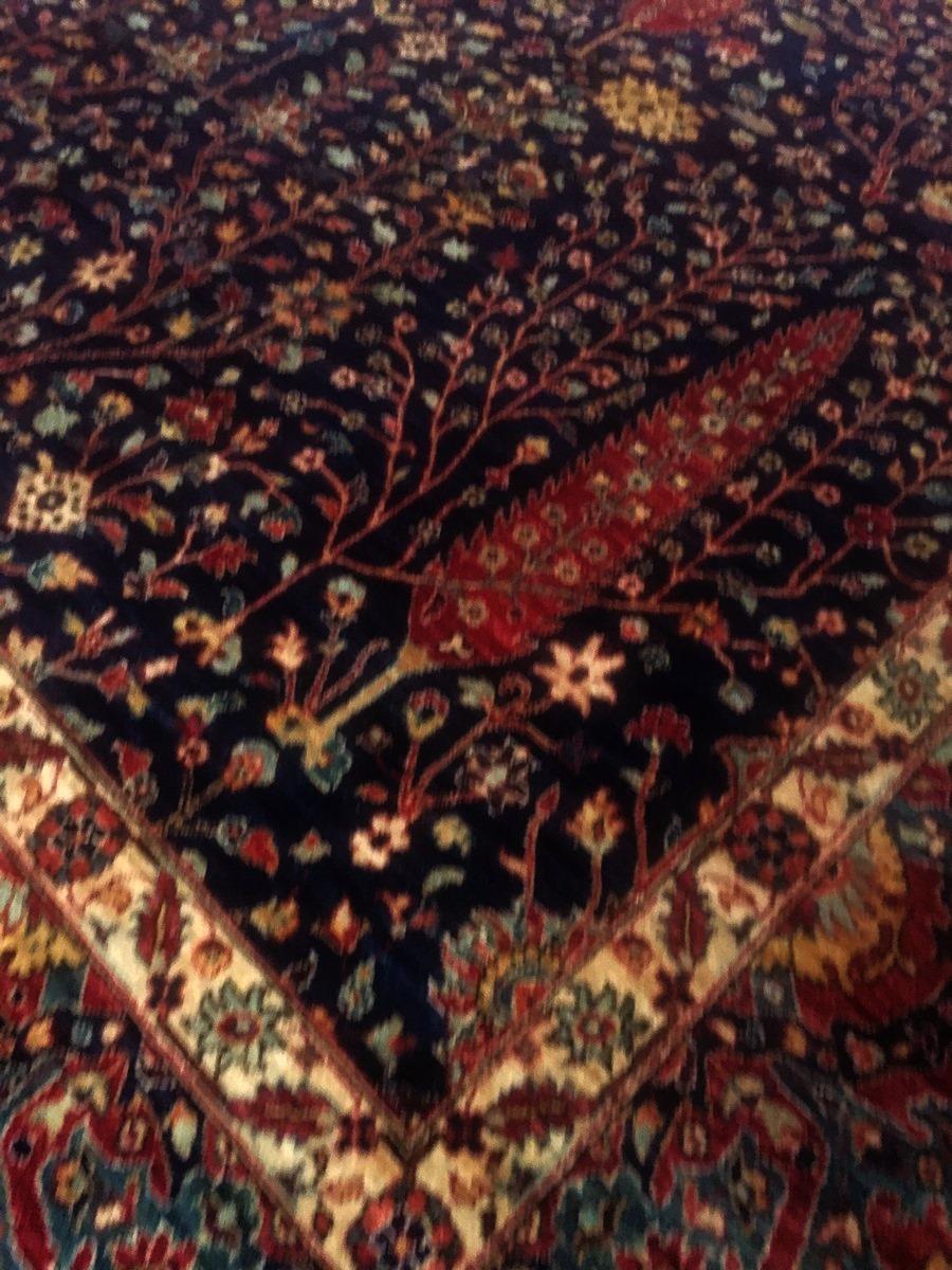Afghan Carpet with Persian Bakhshaish Garden Rug Design (Handgeknüpft)