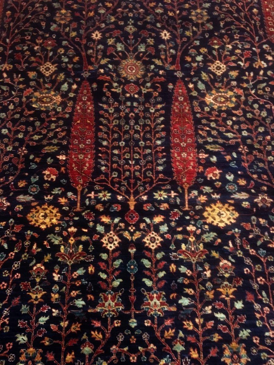 Afghan Carpet with Persian Bakhshaish Garden Rug Design (21. Jahrhundert und zeitgenössisch)