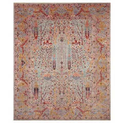 Afghan Farahan Classic Hand-Knotted Wool Rug, 7'11" x 9'8"