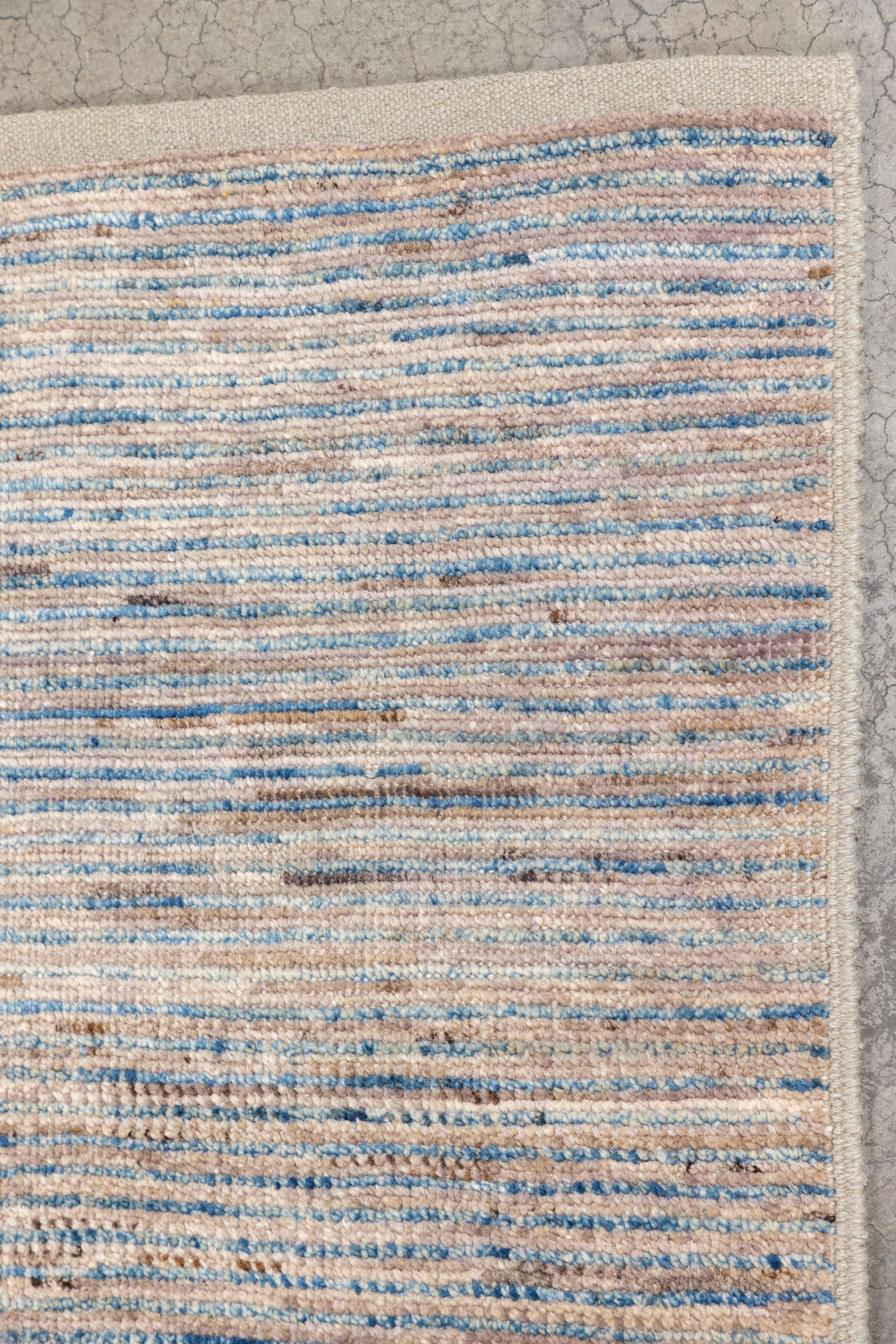 Contemporary Afghan Hand Knotted Wool Rug