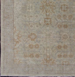 Fine Afghanistan Made Modern Khotan Rug With All-Over Geometric Pattern