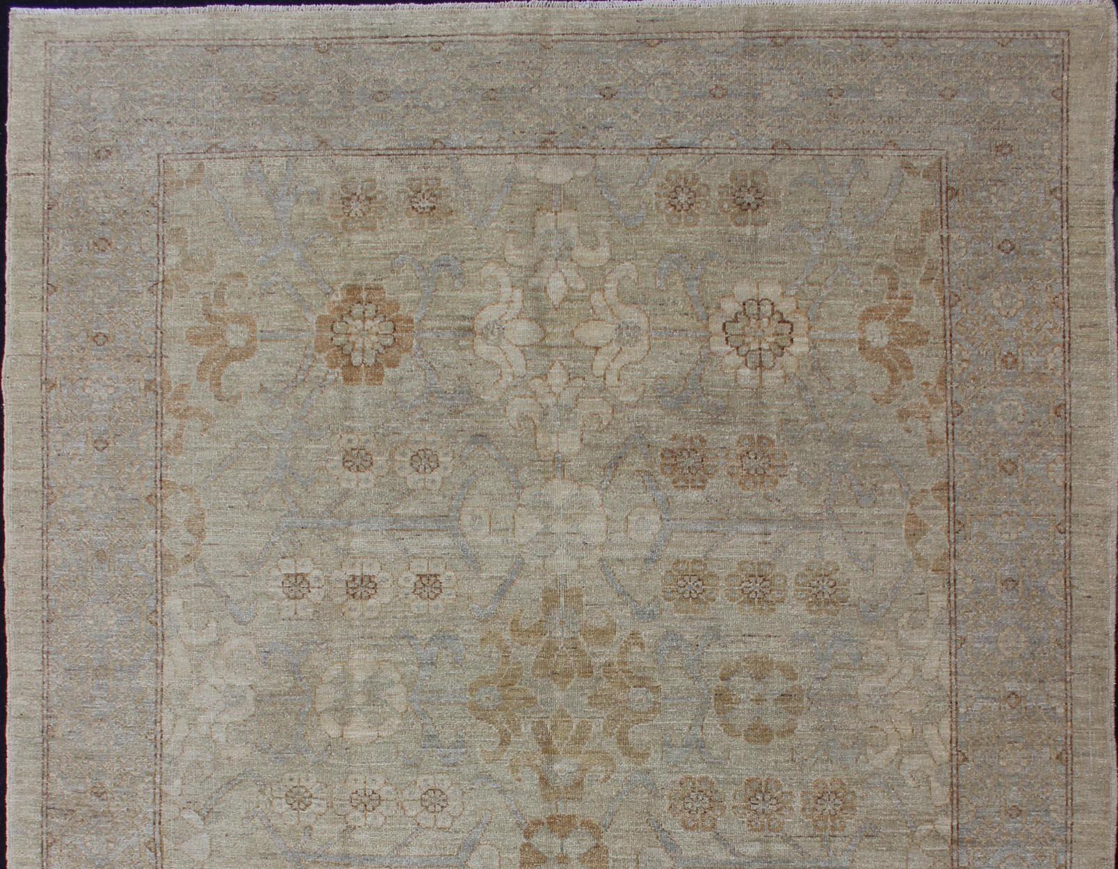 Fine Afghanistan Made Modern Khotan Rug With All-Over Geometric Pattern In New Condition For Sale In Atlanta, GA