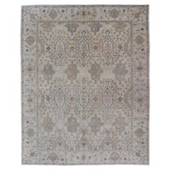 Afghan Khotan Rug with All-Over Geometric Pattern by Keivan Woven Arts