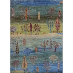 Serapi Rug Gallery’s 3'3"x4'9" Hand-Knotted Wool Luri Gabbeh Tribal Area Rug