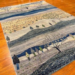Afghan Luri Gabbeh Tribal Hand-Knotted Wool Rug, 4'3" x 5'11"