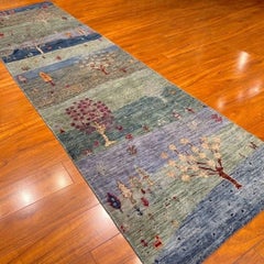 Serapi Rug Gallery’s Hand Knotted 2'8" x 9'3" Luri Gabbeh Tribal Wool Runner Rug