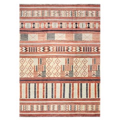 Afghan Multicolored Transitional Rug