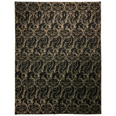 Tapis bleu marine afghan