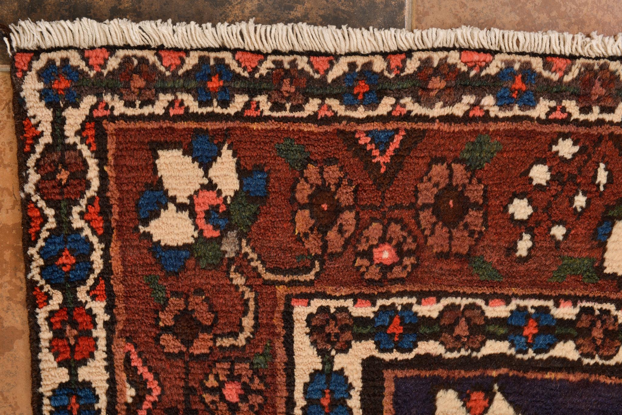 Large Afghan Nomadic Carpet with Garden Design For Sale 1