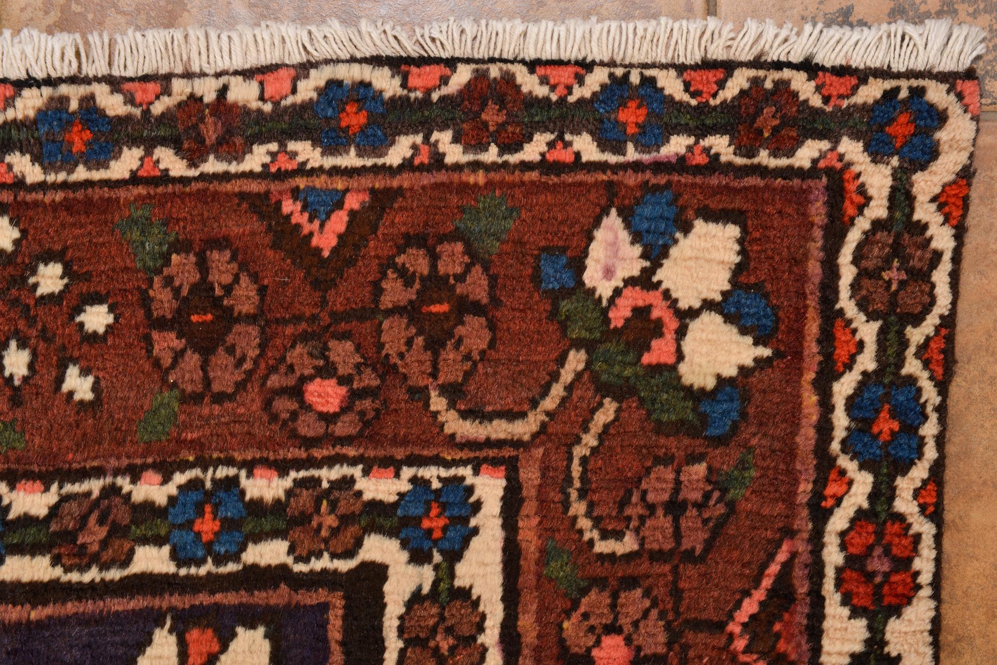 Large Afghan Nomadic Carpet with Garden Design For Sale 2