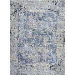 Afghan Roya Modern Hand-Knotted Wool & Silk Rug, 8'8" x 11'9"
