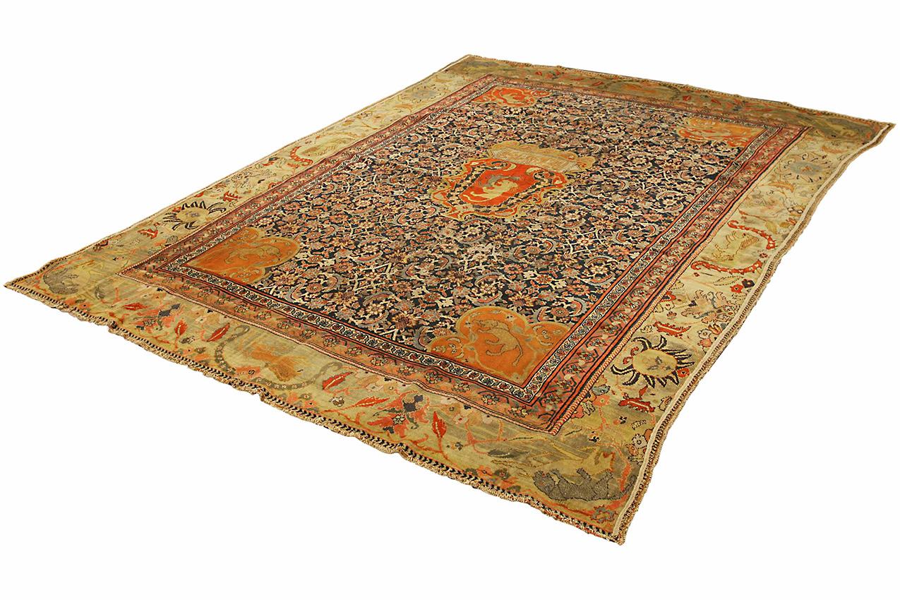 Wool Afghan Rug Herat Late 18th Century For Sale