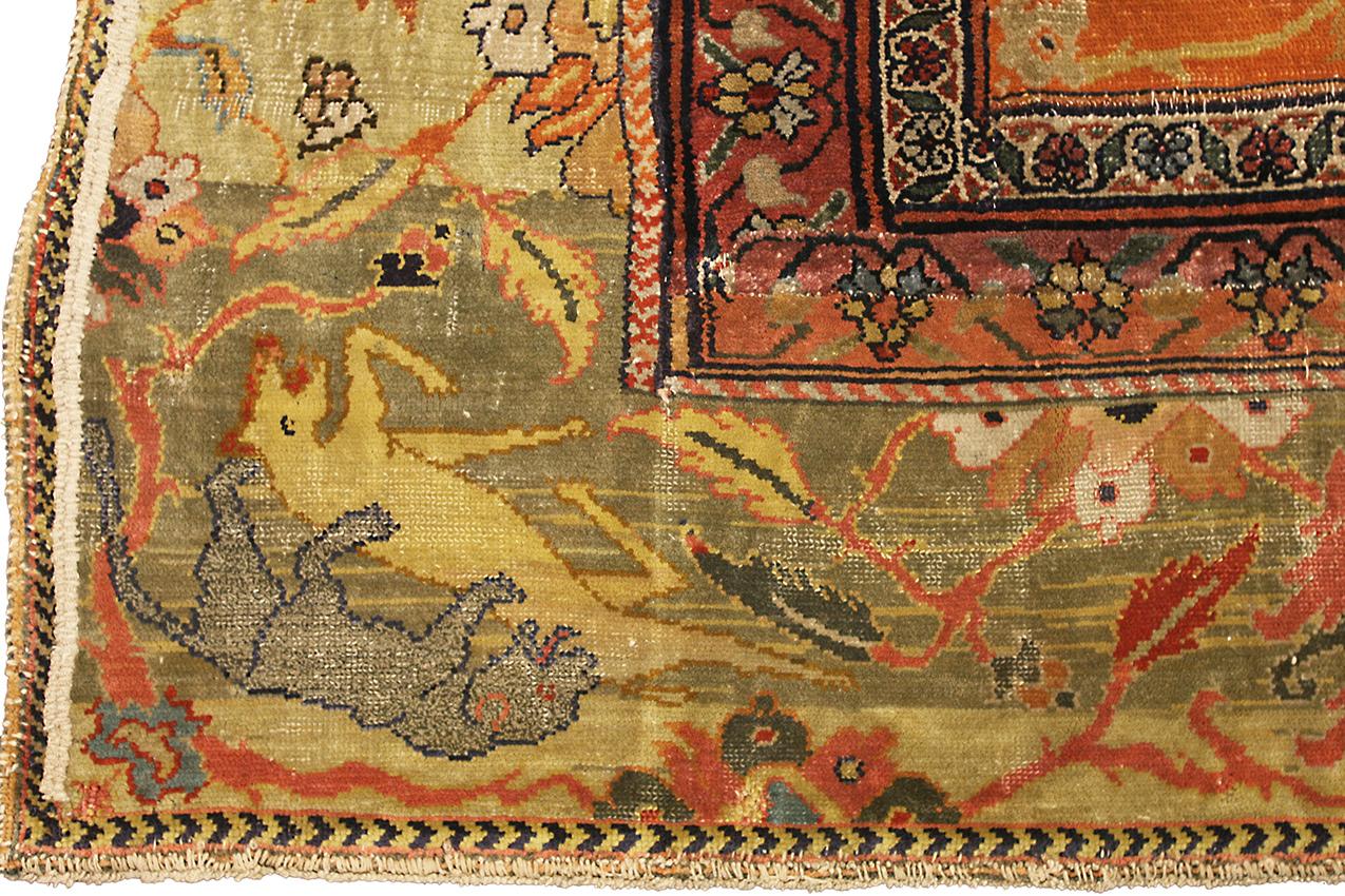 Afghan Rug Herat Late 18th Century For Sale 2
