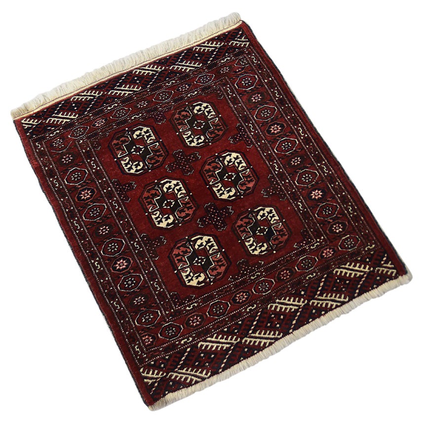 Tappeto afgano in lana intrecciata a mano, anni '70 in vendita