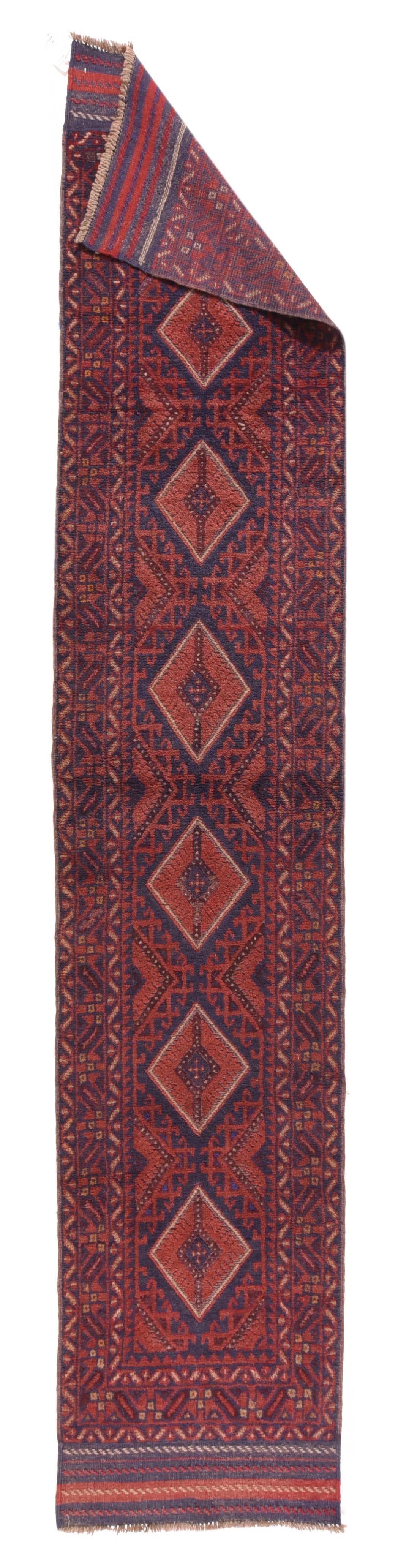 Afghan Läufer 2'3'' x 10'11''.