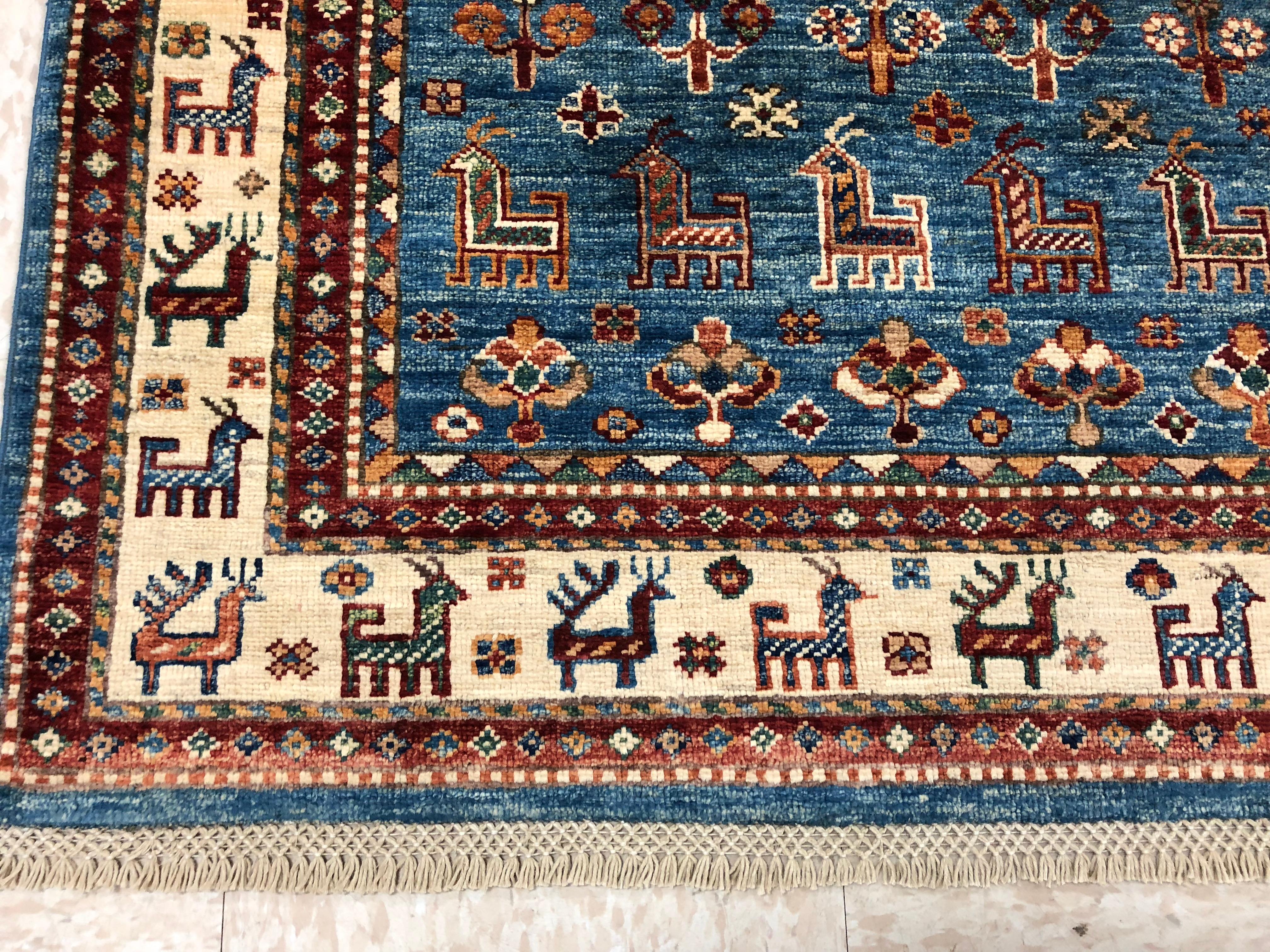 Afghan rugs are handwoven in Afghanistan. This country has a long history in weaving rugs. A big number of rugs that were handwoven in Pakistan were actually handwoven by Afghan refugees who fled Afghanistan after Russia invaded this country in