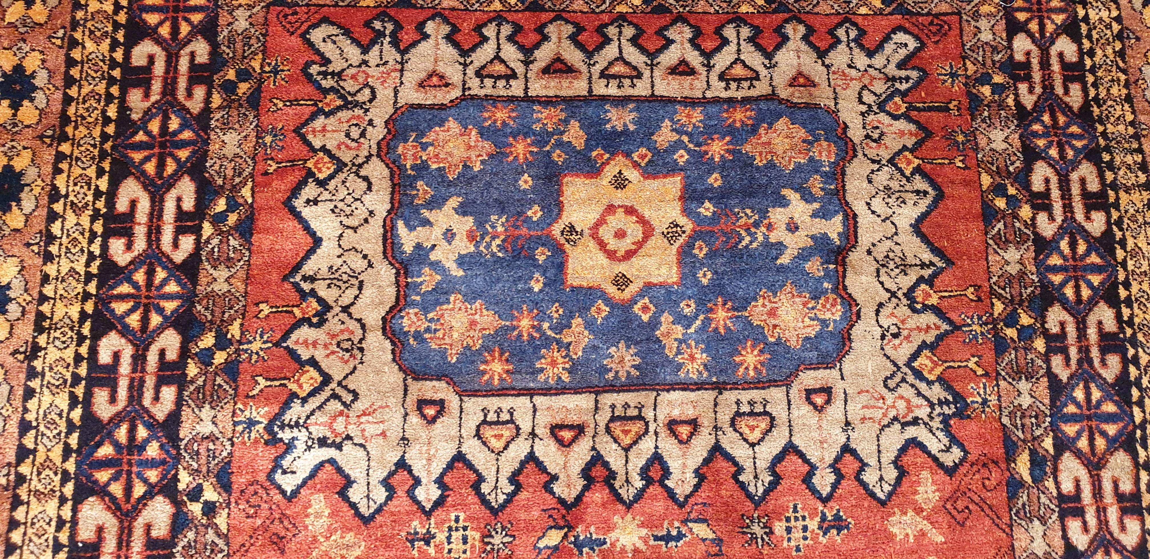 Tribal 864 - Afghan Silk Rug, 20th Century For Sale