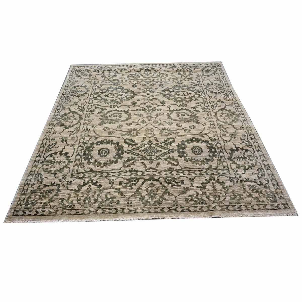 Condition: New

Origin: Afghanistan

 Design: Sultanabad

Actual size: 6.1 x 6.3

Color: Ivory, Grey, Beige

Content: Wool