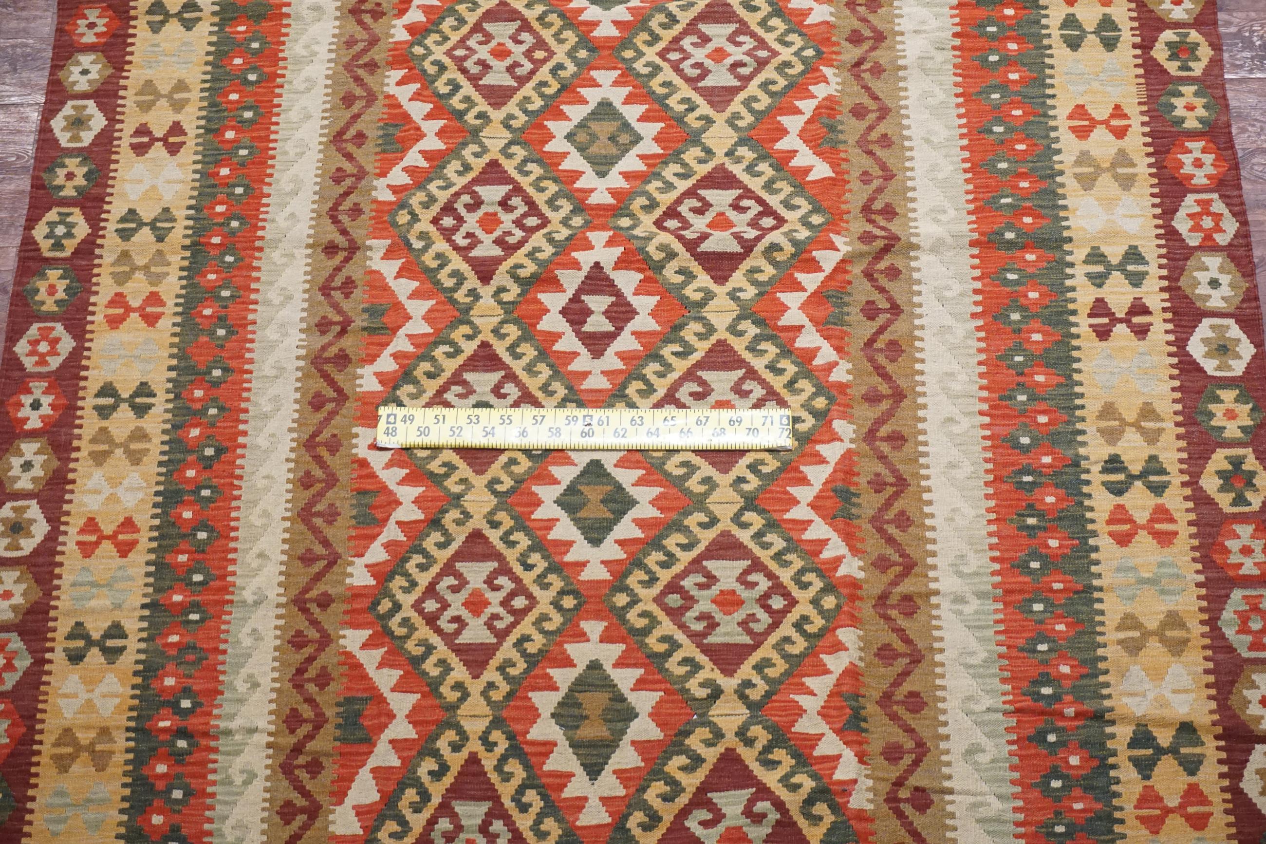 Afghan Tribal Chobi Kilim Rug For Sale 1