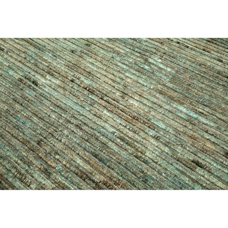 Tribal Afghanistan Abadeh Area Rugs - Wool Blue Brown Design - 94643 For Sale