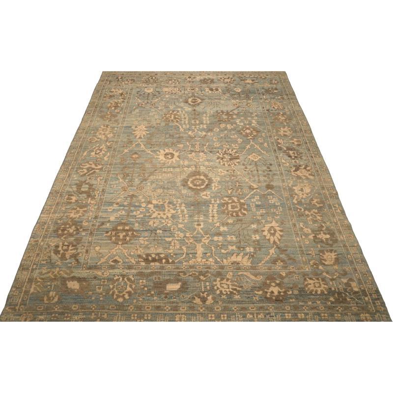 Scopri l'eleganza dell'Afghanistan Abadeh con i tappeti d'area CIRCA 1990. Progettato con lana e blu-marrone-grigio-avorio, questo design esclusivo è perfetto per valorizzare il tuo spazio.