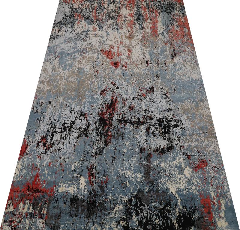 Scopri l'eleganza dell'Afghanistan Abadeh con i tappeti d'area CIRCA 1990. Progettato con lana e blu-avorio-rosso, questo design esclusivo è perfetto per valorizzare il tuo spazio.