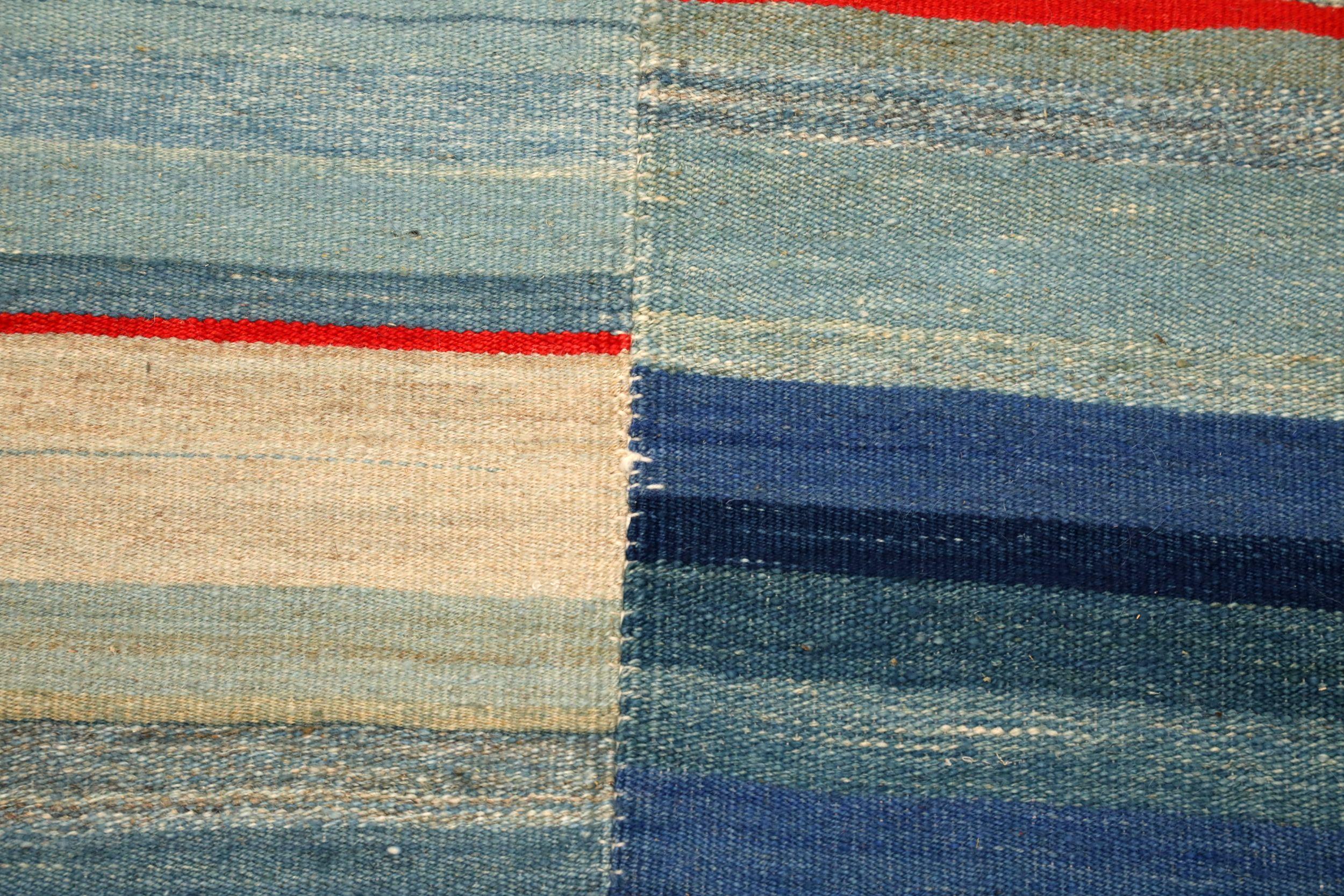 Afganistán Abadeh Alfombras - Lana Azul Marfil Rojo Diseño - 94635 Afgano en venta