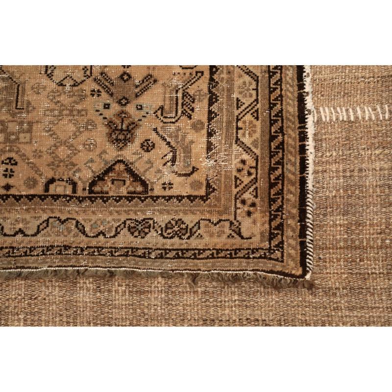 Afghano Tappeti per l'area Afghanistan Abadeh - Design marrone in lana - 94621 in vendita