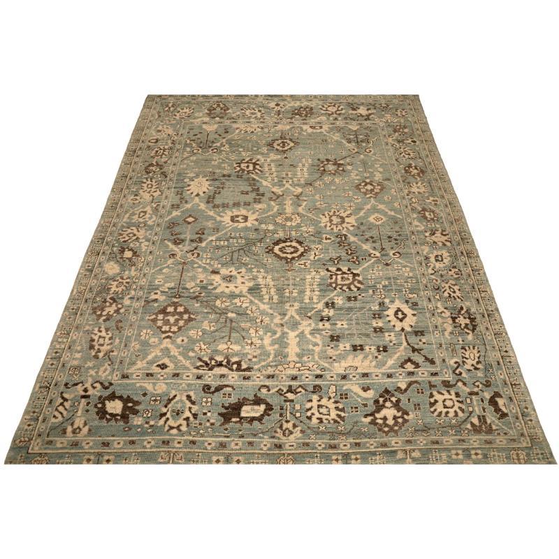 Entdecken Sie die Eleganz von Afghanistan Abadeh mit Teppichen von Circa 1990. Dieses exklusive Design aus Wolle und BraunGrauElfenbein ist perfekt, um Ihren Raum zu verschönern.