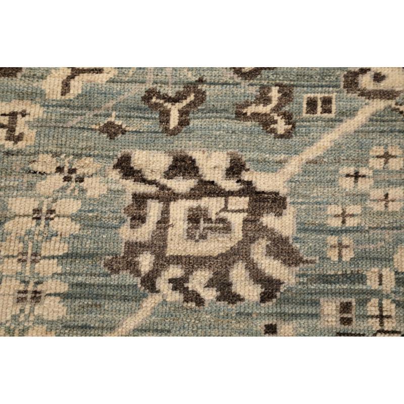 Afghanistan Abadeh Area Rugs - Wolle Braun Grau Elfenbein Design - 94610 (Afghanisch) im Angebot