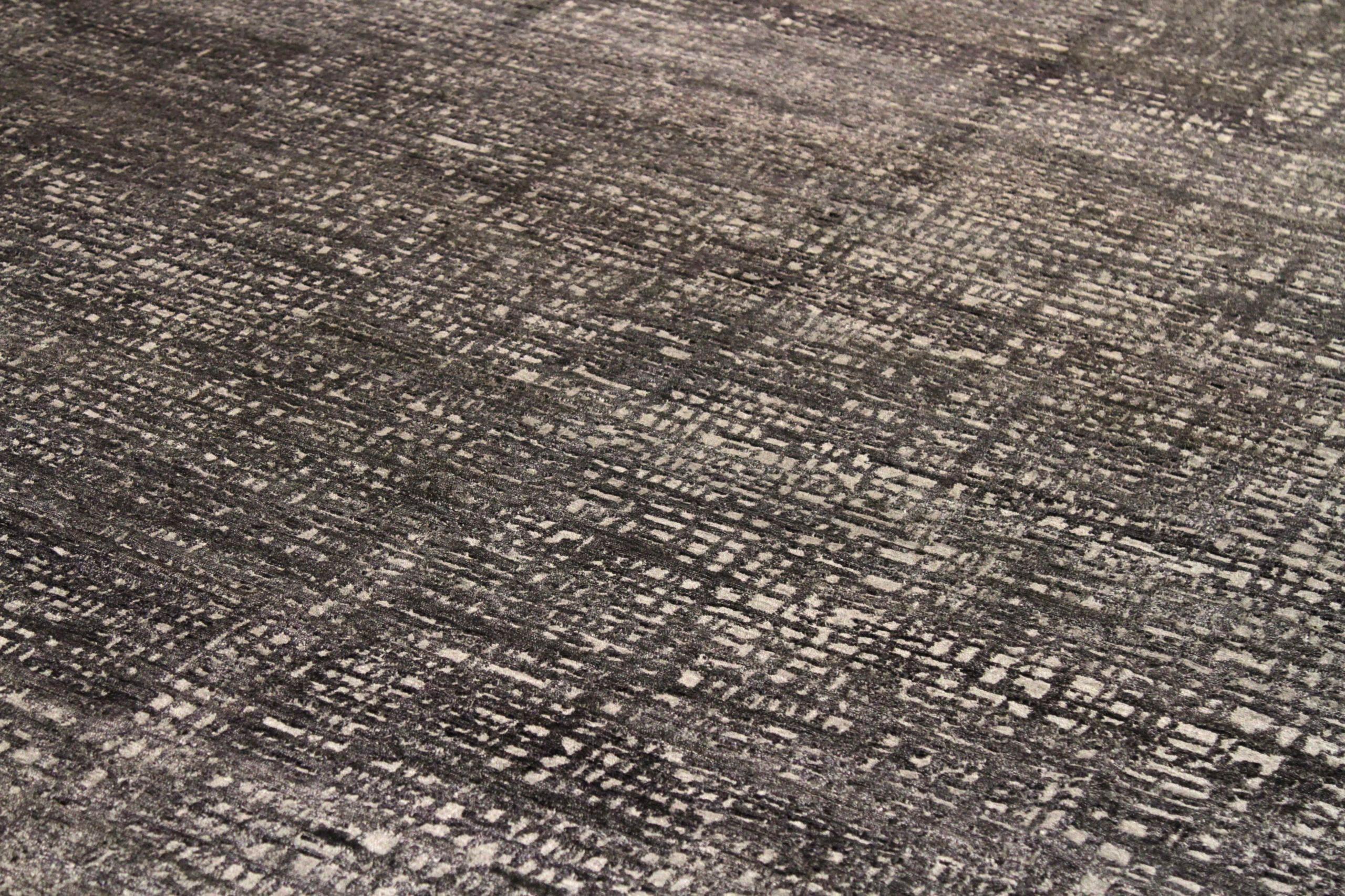 Tribal Afghanistan Abadeh Area Rugs - Wool Brown Ivory Design - 88876 en vente