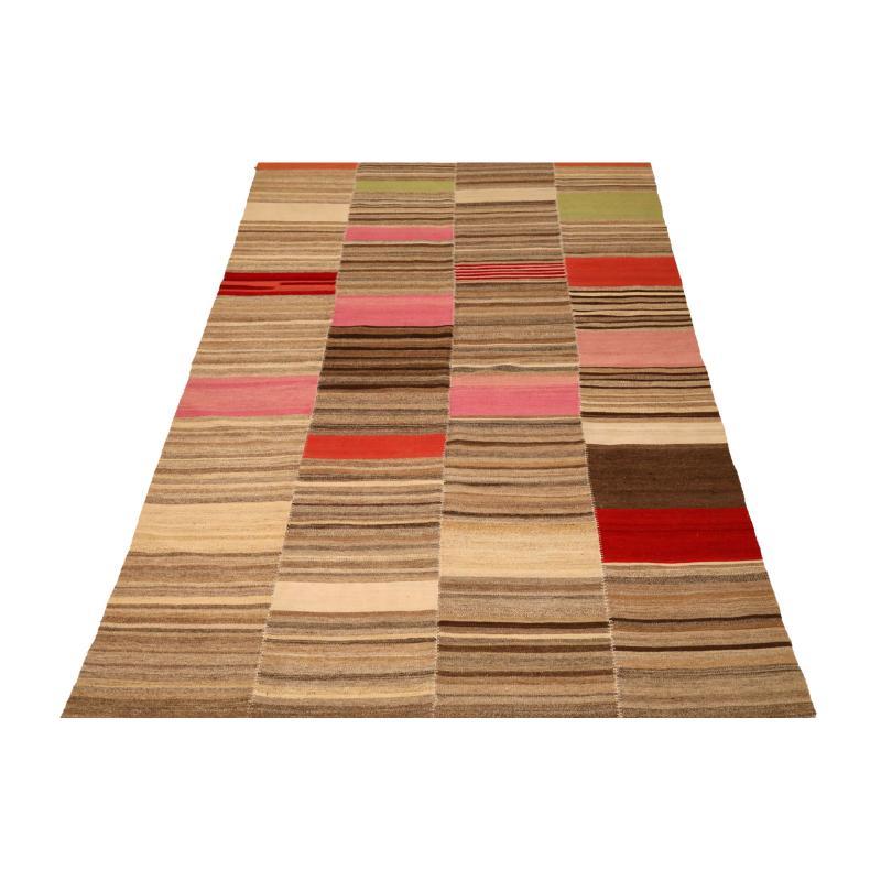 Discover the elegance of Afghanistan Abadeh featuring Area Rugs in Circa 1990. Designed with Wool and BrownIvoryPinkRed, this exclusive design is perfect for enhancing your space.