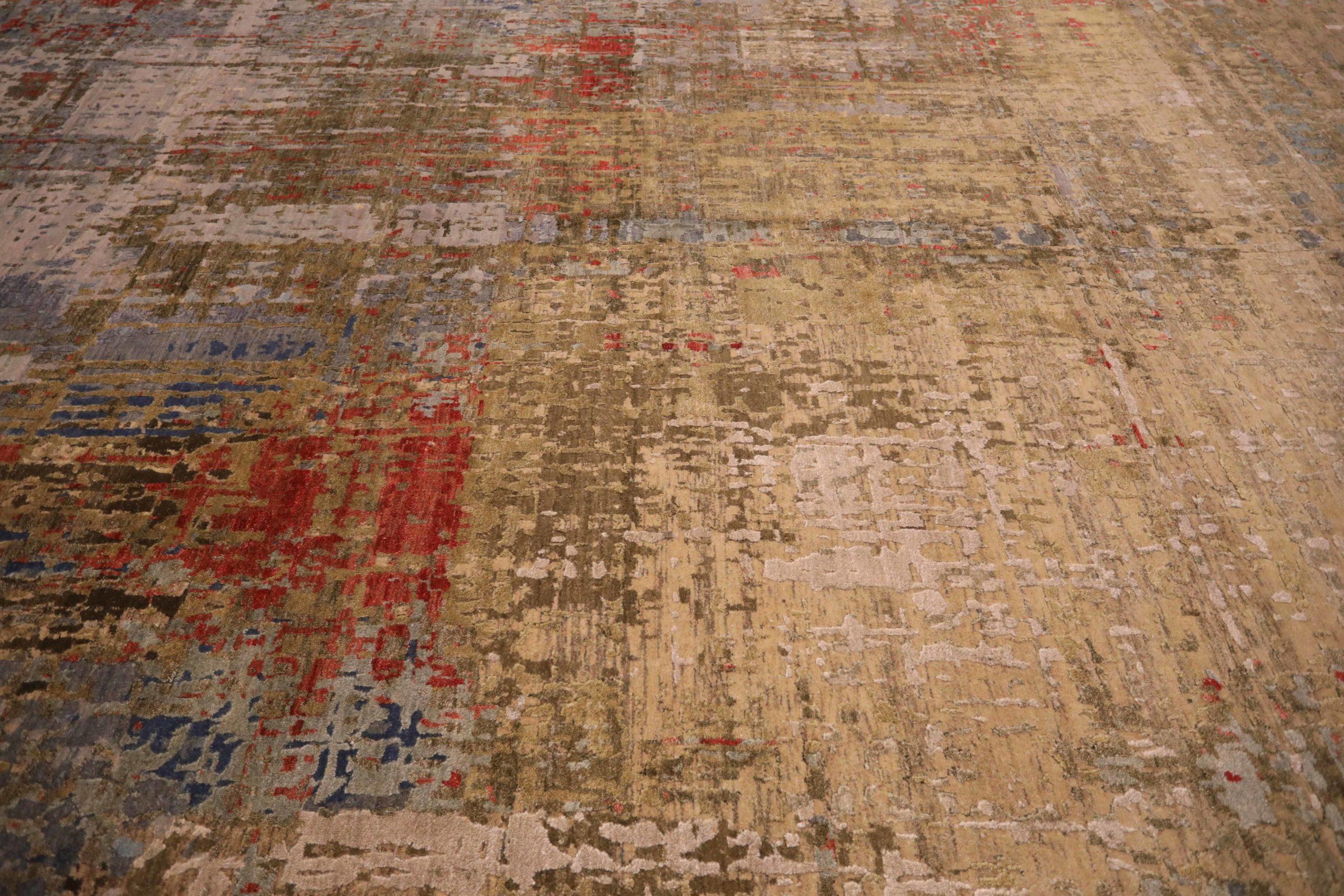 Afganistán Abadeh Alfombras - Lana Marrón Rojo Amarillo Diseño - 88901 Tribal en venta