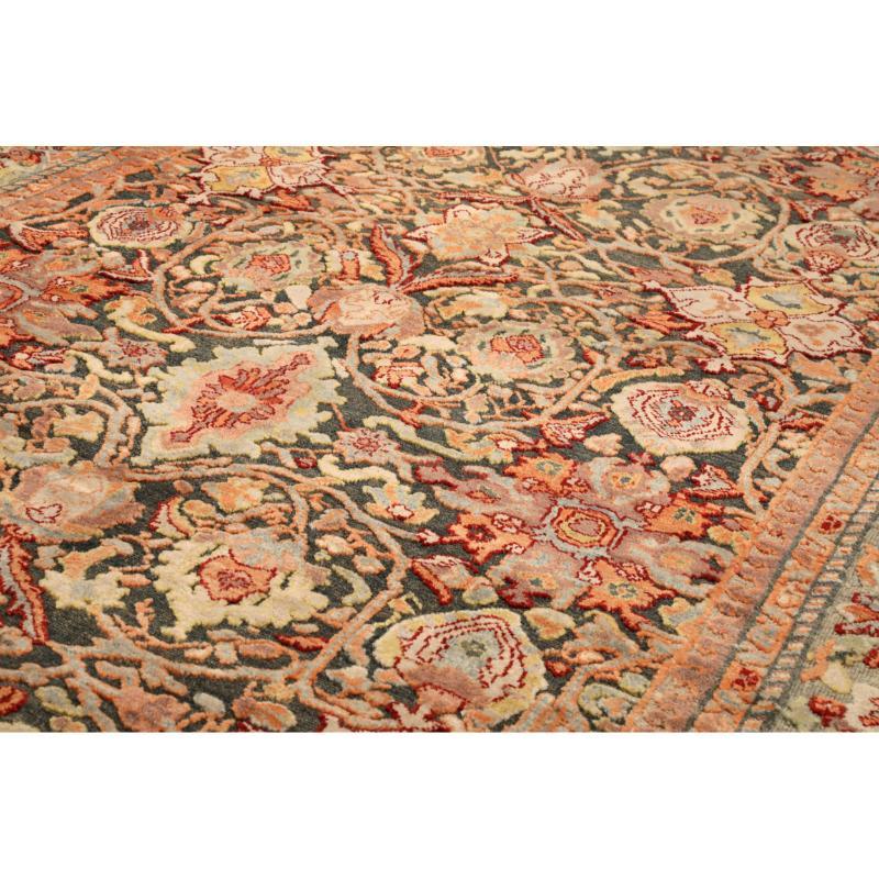 Abadeh-Teppiche aus Wolle in Grau und Rot aus Afghanistan - 94615 (Stammeskunst) im Angebot