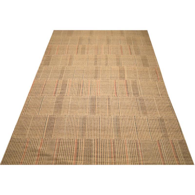 Afghan Oversize Rug: Muted Abadeh

A Masterpiece Unveiled
This magnificent Afghan Abadeh rug, measuring 11 ft 5 in x 15 ft 2 in, stands as a stunning testament to centuries of celebrated Central Asian textile artistry. Its plush surface reveals a