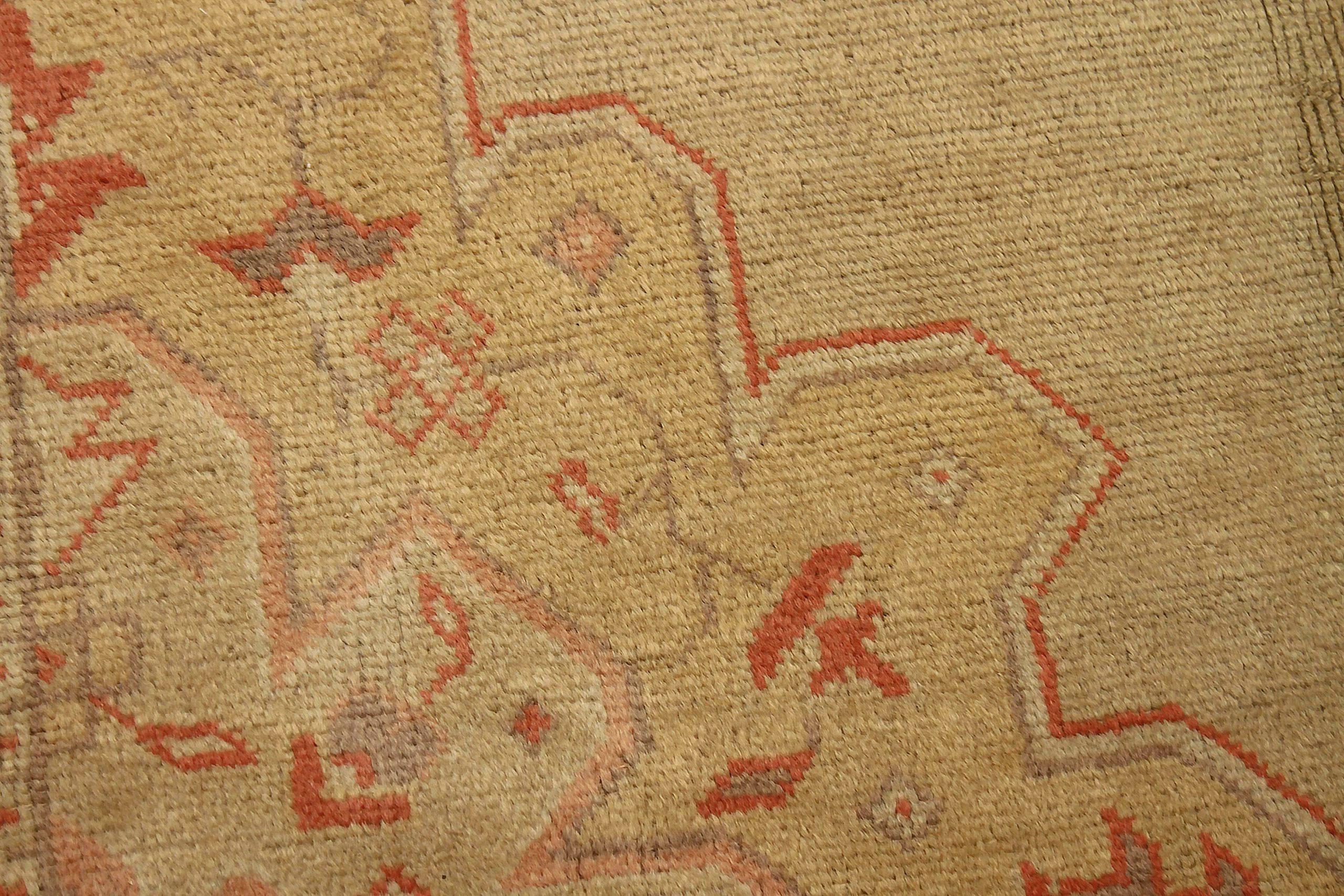 Afghanistan Abadeh Over Size Rug - Wool Red Yellow Design - 90632 In Excellent Condition For Sale In Dallas, TX