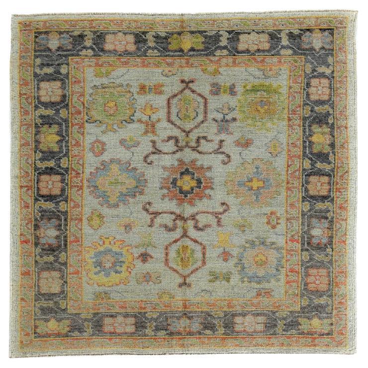 Afghanistan Abadeh Small Rug - Wolle Blau Grün Rot Gelb - 89164