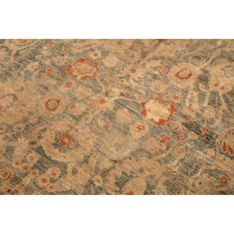 Tribal Afghanistan Abadeh Small Rug - Wool Brown Gray Design - 94600 For Sale