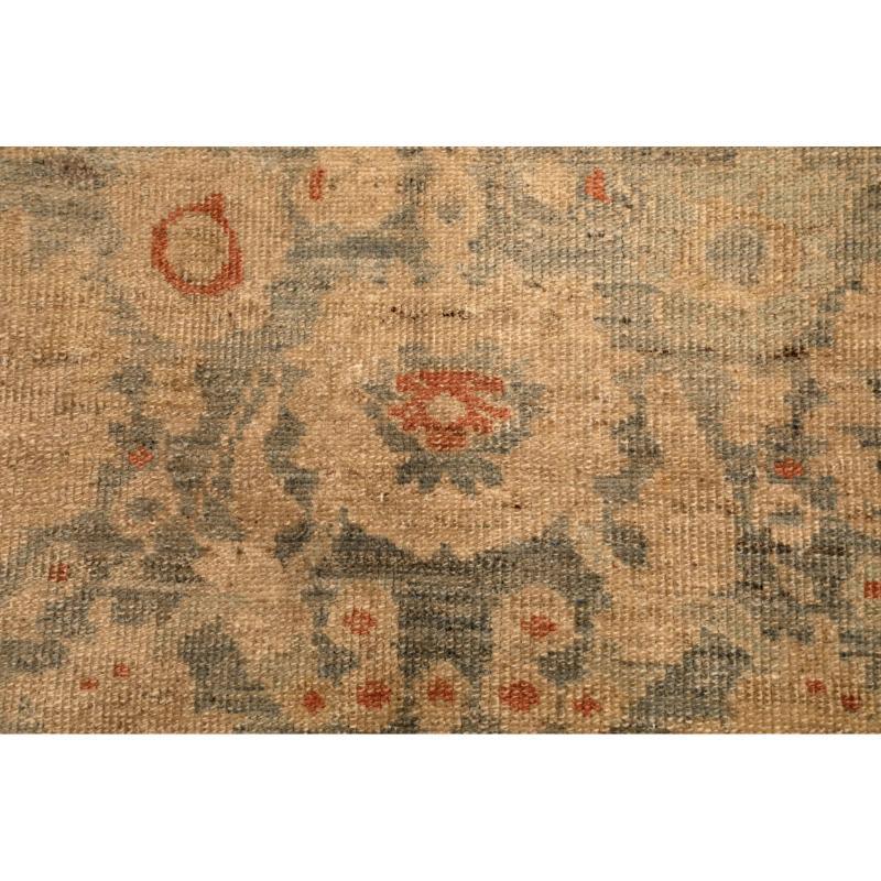 Afghanistan Abadeh Small Rug - Wool Brown Gray Design - 94600 In Excellent Condition For Sale In Dallas, TX