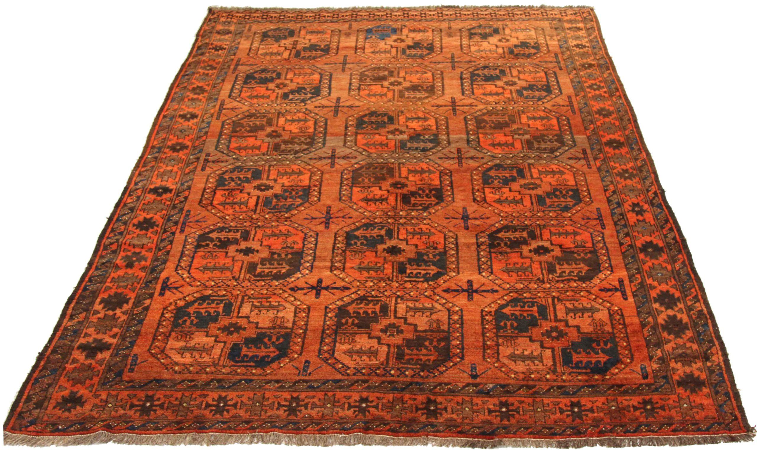 Scopri l'eleganza dell'Afghanistan afghano con i tappeti CIRCA del 1910. Progettato con lana e blu navy/arancio, questo design esclusivo è perfetto per valorizzare il tuo spazio.