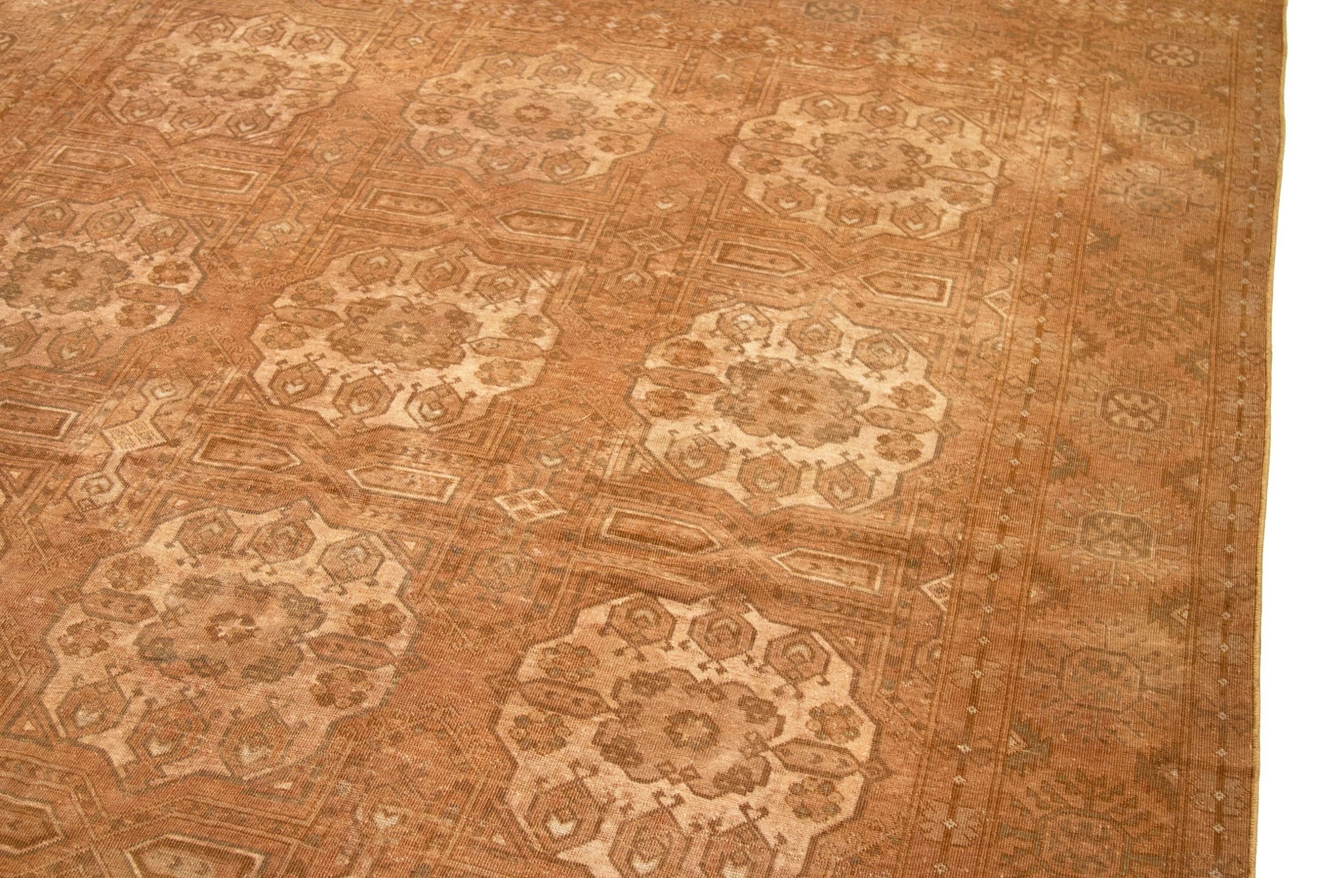 Alfombras Afganas - Lana Marfil Terracota - 92758 en Excelente estado para la venta en Dallas, TX