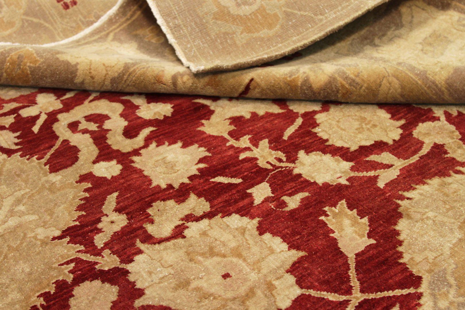 Afganistán Agra Alfombras - Lana Diseño Rojo Marfil - 92632 en Excelente estado para la venta en Dallas, TX