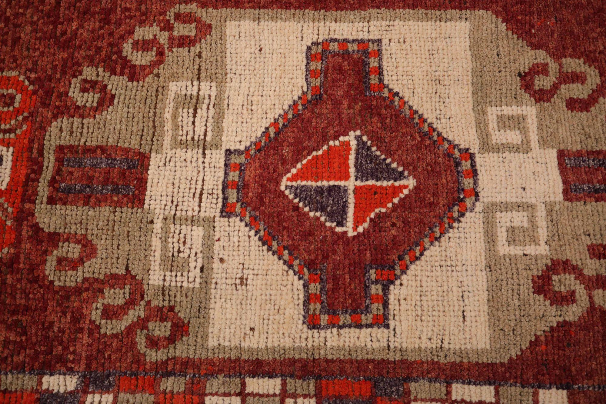 Discover the elegance of Afghanistan Anatoly featuring Runner Rug in Circa 1970. Designed with Wool and IvoryRed, this exclusive design is perfect for enhancing your space.